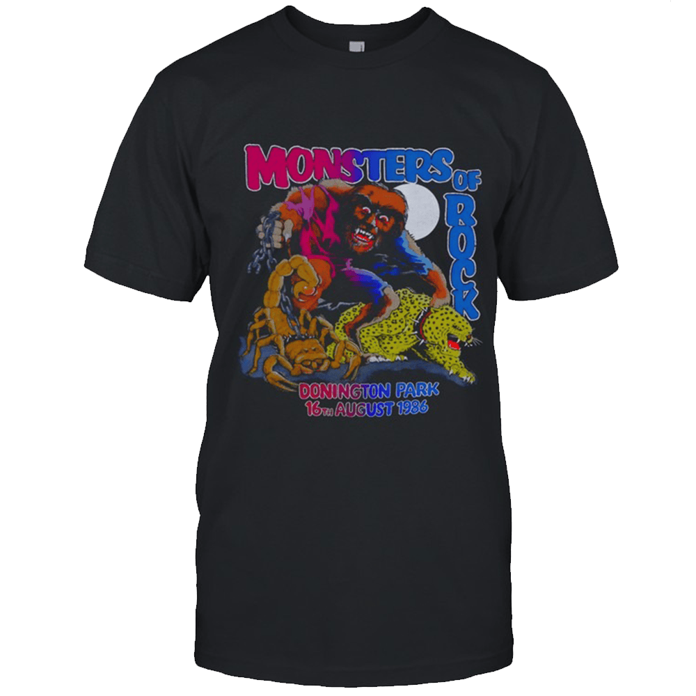 Monsters Of Rock Merch Monsters Of Rock 1986 T-Shirt Father's Day Gifts For Husband Monsters Of Rock Merch Monsters Of Rock 1986 T-Shirt Father's Day Gifts For Husband