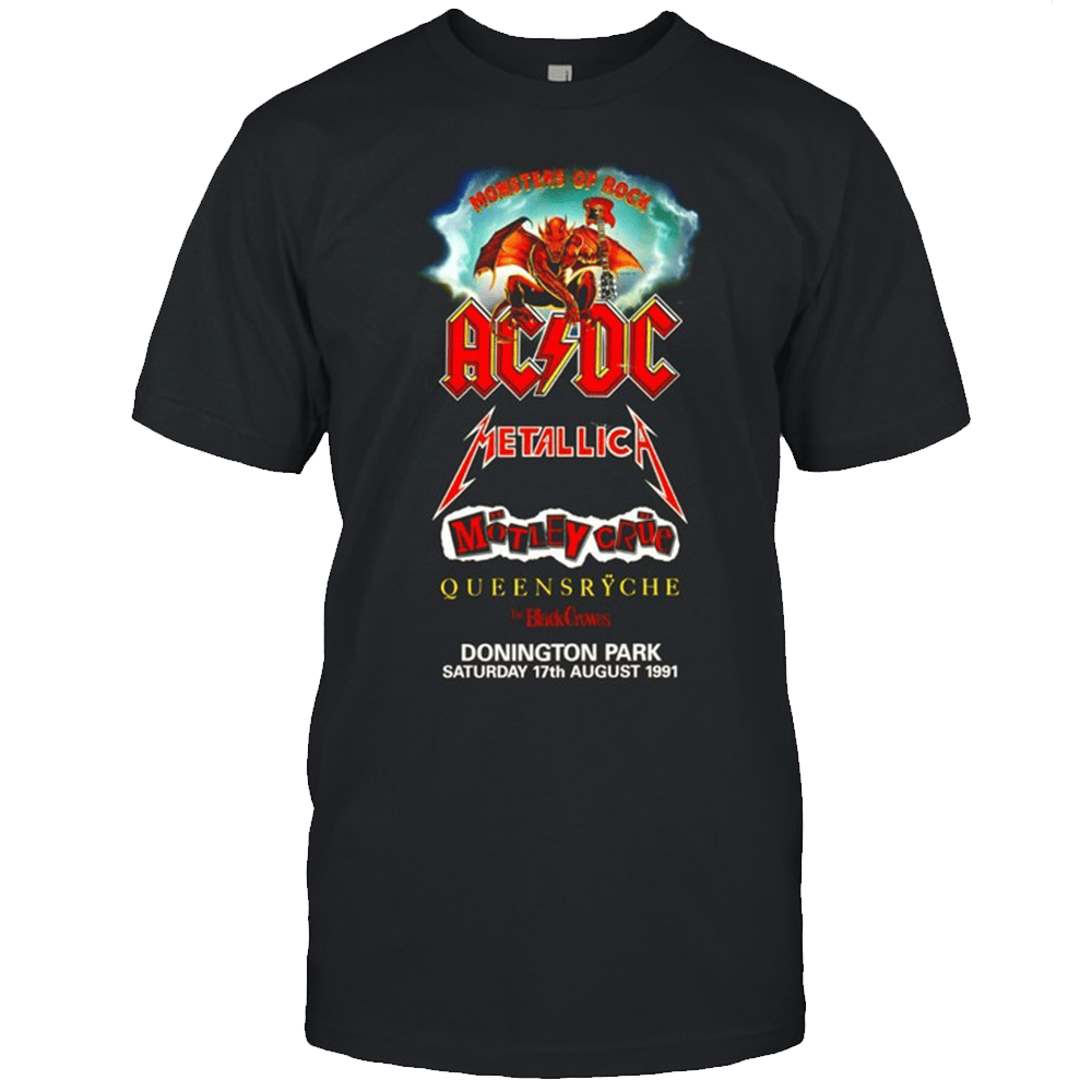 Monsters Of Rock Merch Monsters Of Rock ACDC Metallica T-Shirt Sentimental Father's Day Gifts Monsters Of Rock Merch Monsters Of Rock ACDC Metallica T-Shirt Sentimental Father's Day Gifts