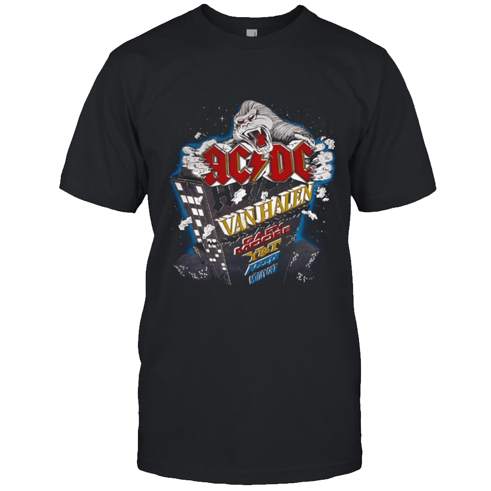 Monsters Of Rock Merch Monsters Of Rock ACDC T-Shirt Meaningful Father's Day Gifts