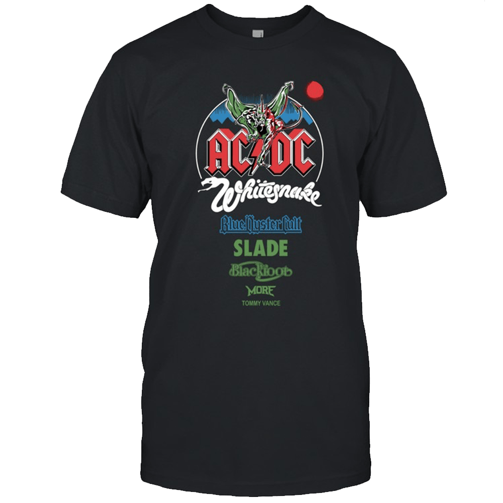 Monsters Of Rock Merch Monsters Of Rock ACDC T-Shirt Useful Gifts For Dad