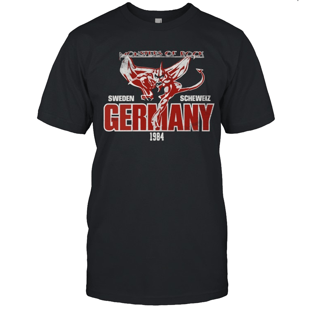 Monsters Of Rock Merch Monsters Of Rock Germany T-Shirt Unique Father's Day Gifts