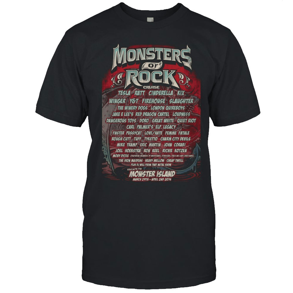 Monsters Of Rock Merch Monsters Of Rock Island T-Shirt Fathers Day Gift From Daughter Monsters Of Rock Merch Monsters Of Rock Island T-Shirt Fathers Day Gift From Daughter
