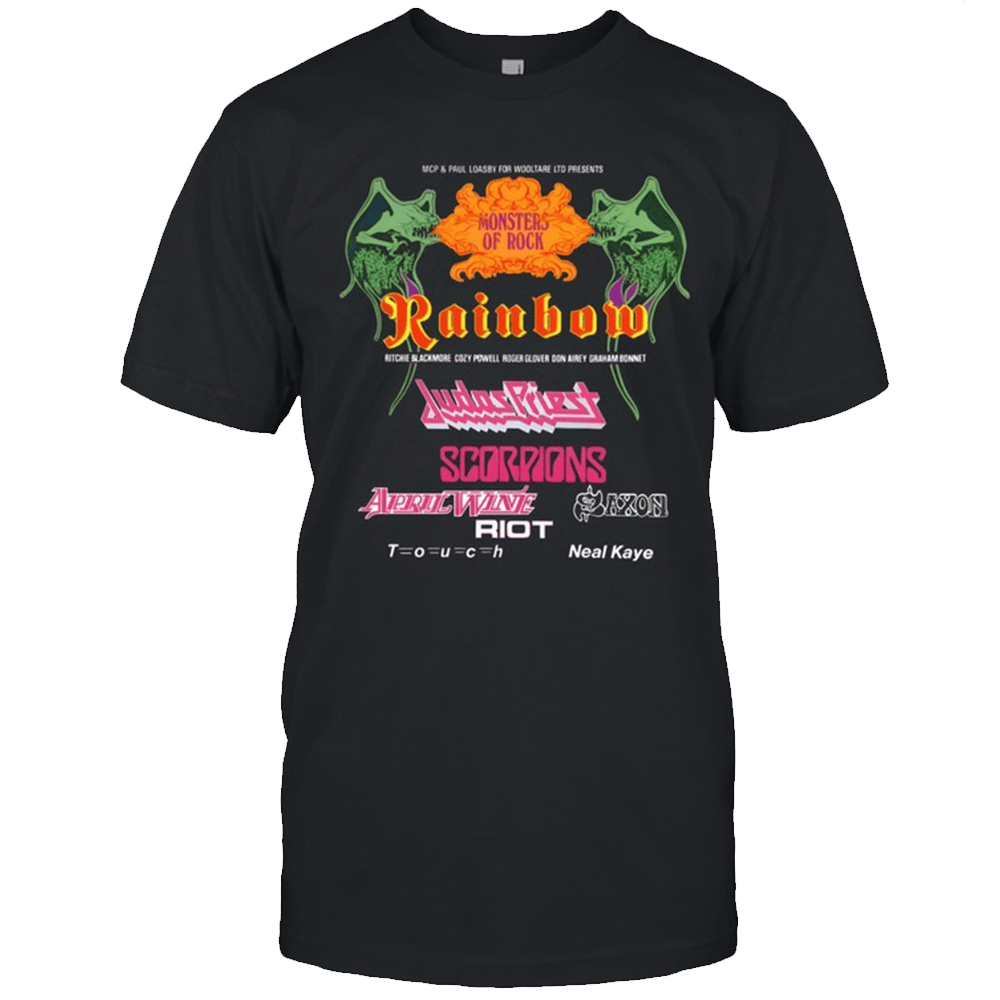 Monsters Of Rock Merch Monsters Of Rock Rainbow T-Shirt Father In Law Gifts Dad's Day Monsters Of Rock Merch Monsters Of Rock Rainbow T-Shirt Father In Law Gifts Dad's Day
