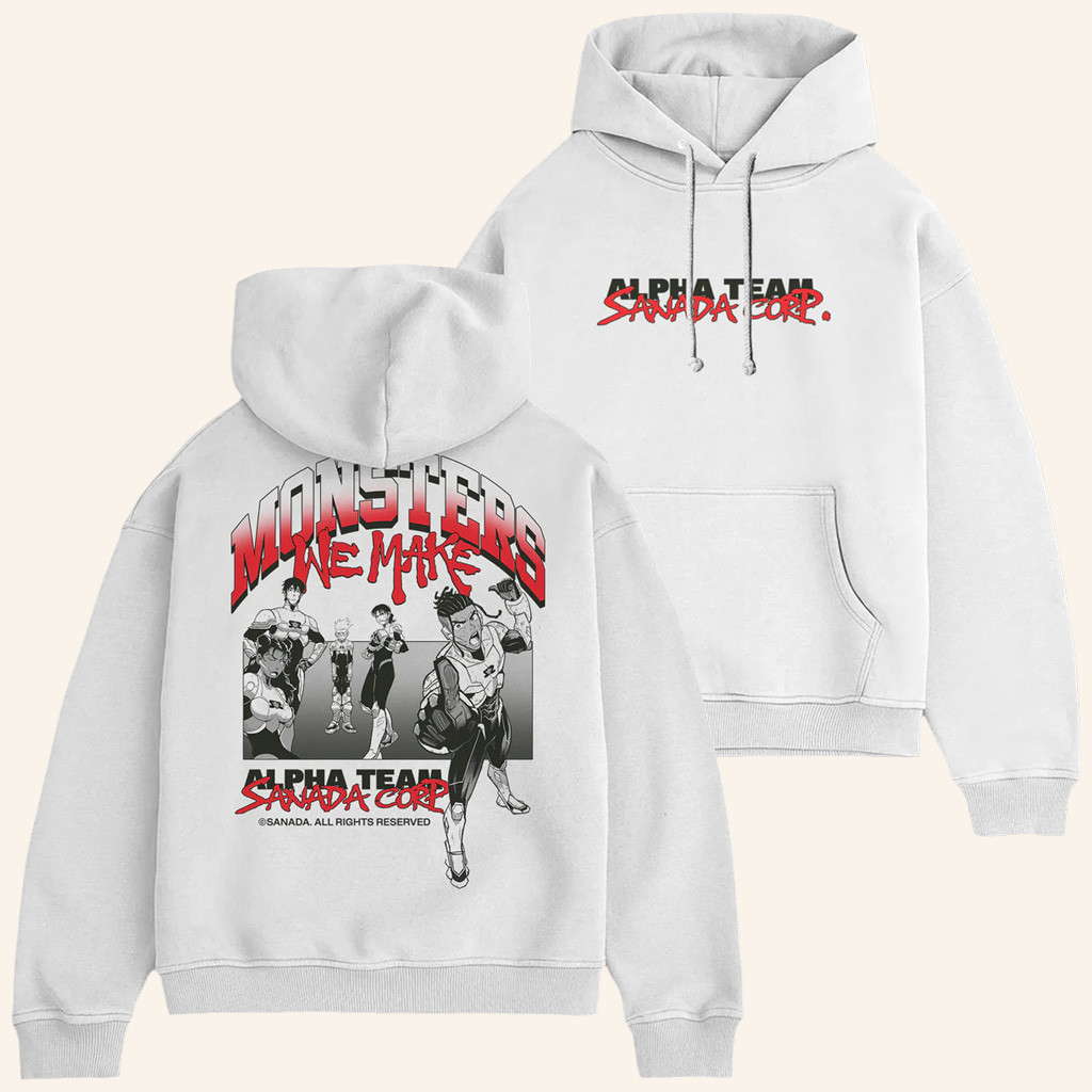 Monsters We Make Merch Alpha Team Hoodie Unique Gift For Boyfriend
