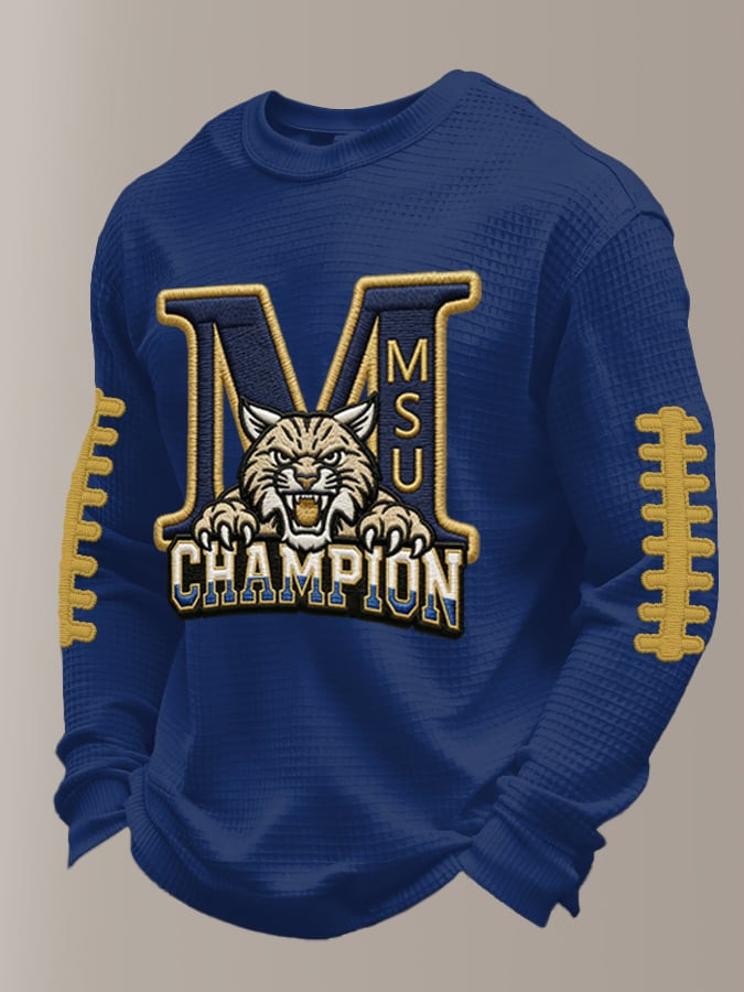Montana State Bobcats Merch Football Long Sleeve Shirt Unique Gifts For Footballers