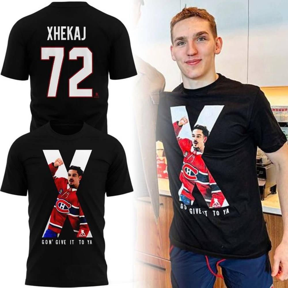 Montreal Canadiens X Arber Xhekaj Shirt Presents For Hockey Lovers