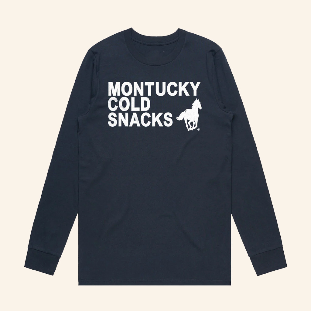 Montucky Cold Snacks Merch Logo Long Sleeve T-Shirt Christmas Presents For Dad