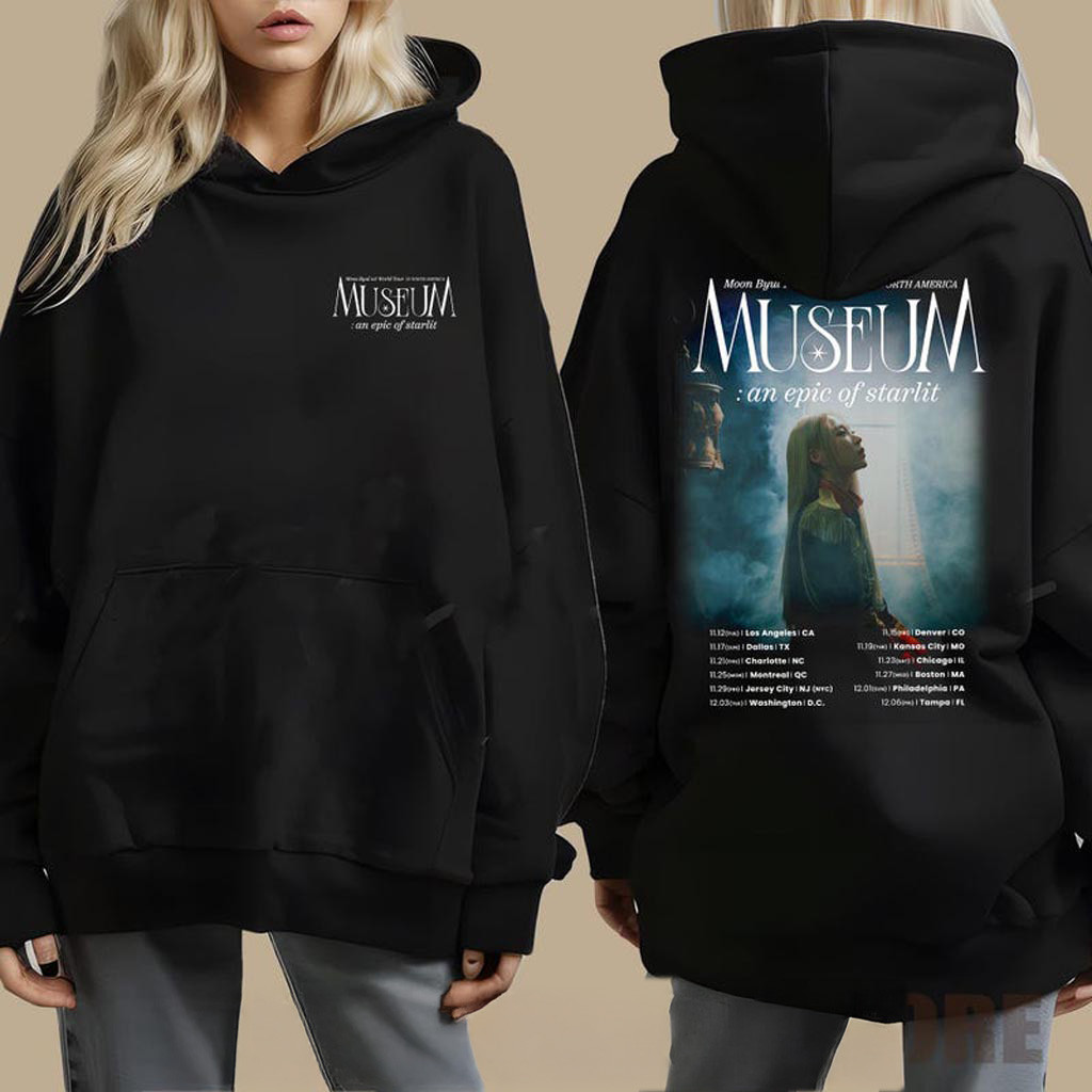 Moon Byul MUSEUM An Epic Of Starlit Hoodie MAMAMOO Moon Byul World Tour in US Shirt Moon Byul Moon Byul MUSEUM An Epic Of Starlit Hoodie MAMAMOO Moon Byul World Tour in US Shirt Moon Byul
