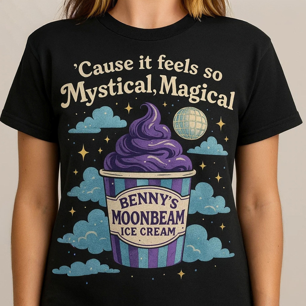 Moonbeam Ice Cream 2025 America Concert Tour T-Shirt Gifts For Wife Moonbeam Ice Cream 2025 America Concert Tour T-Shirt Gifts For Wife