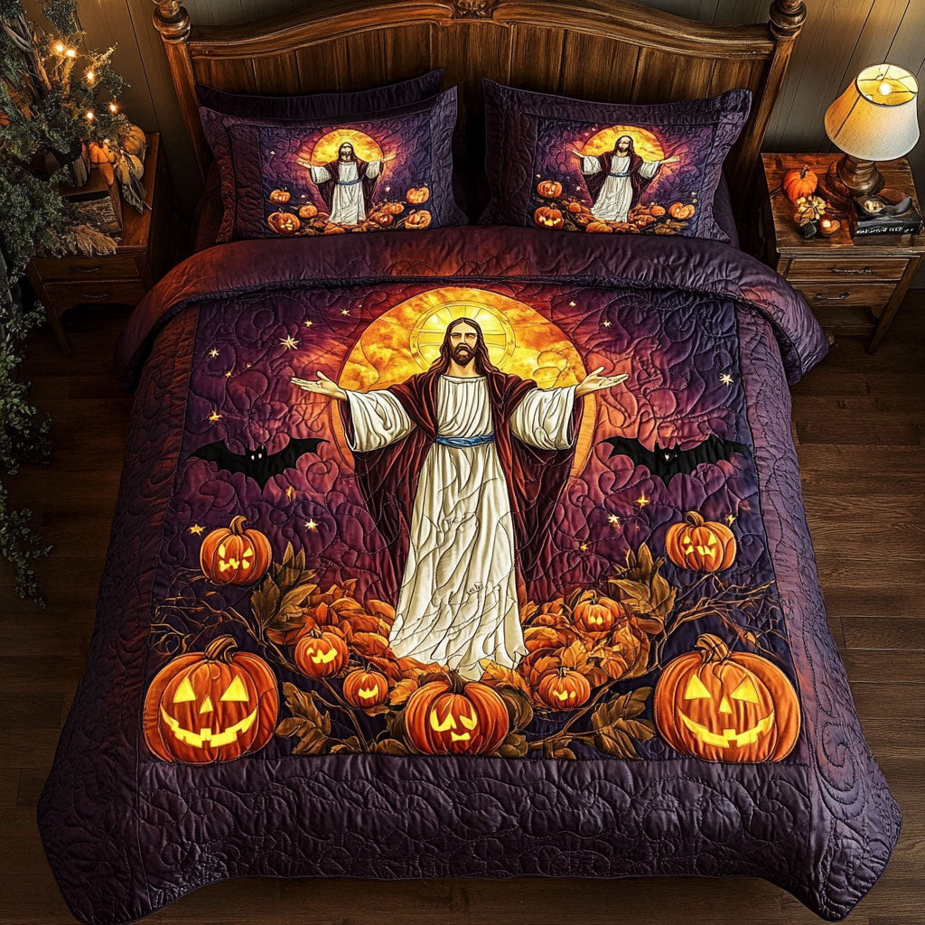 Moonlit Messiah Bedding Set Best Decoration Gift For Friends and Family on Halloween Day