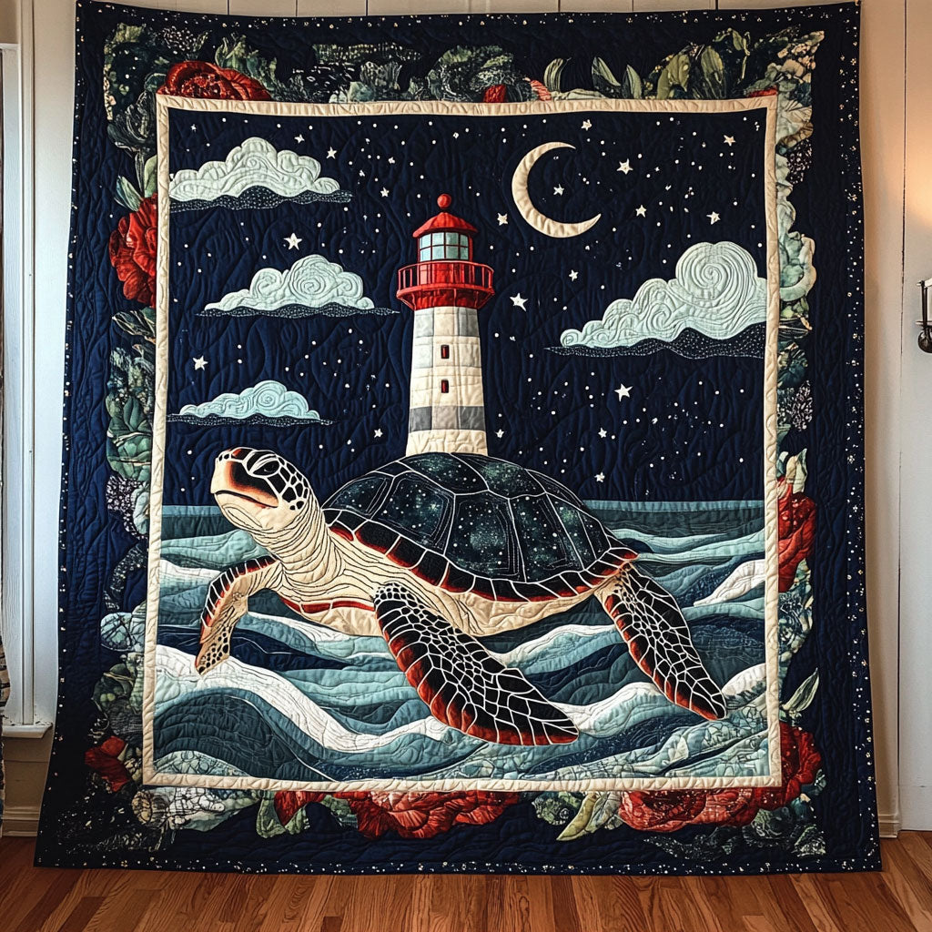 Moonlit Voyage Quilt Premium Quilt Blanket for Family and Guests