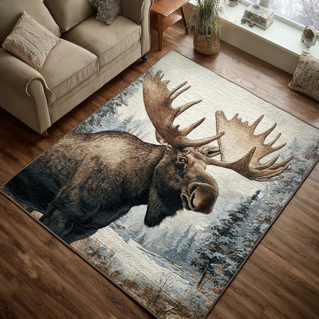 Moose Whisper Area Rug Home Front Door Design Unique Moose Gifts
