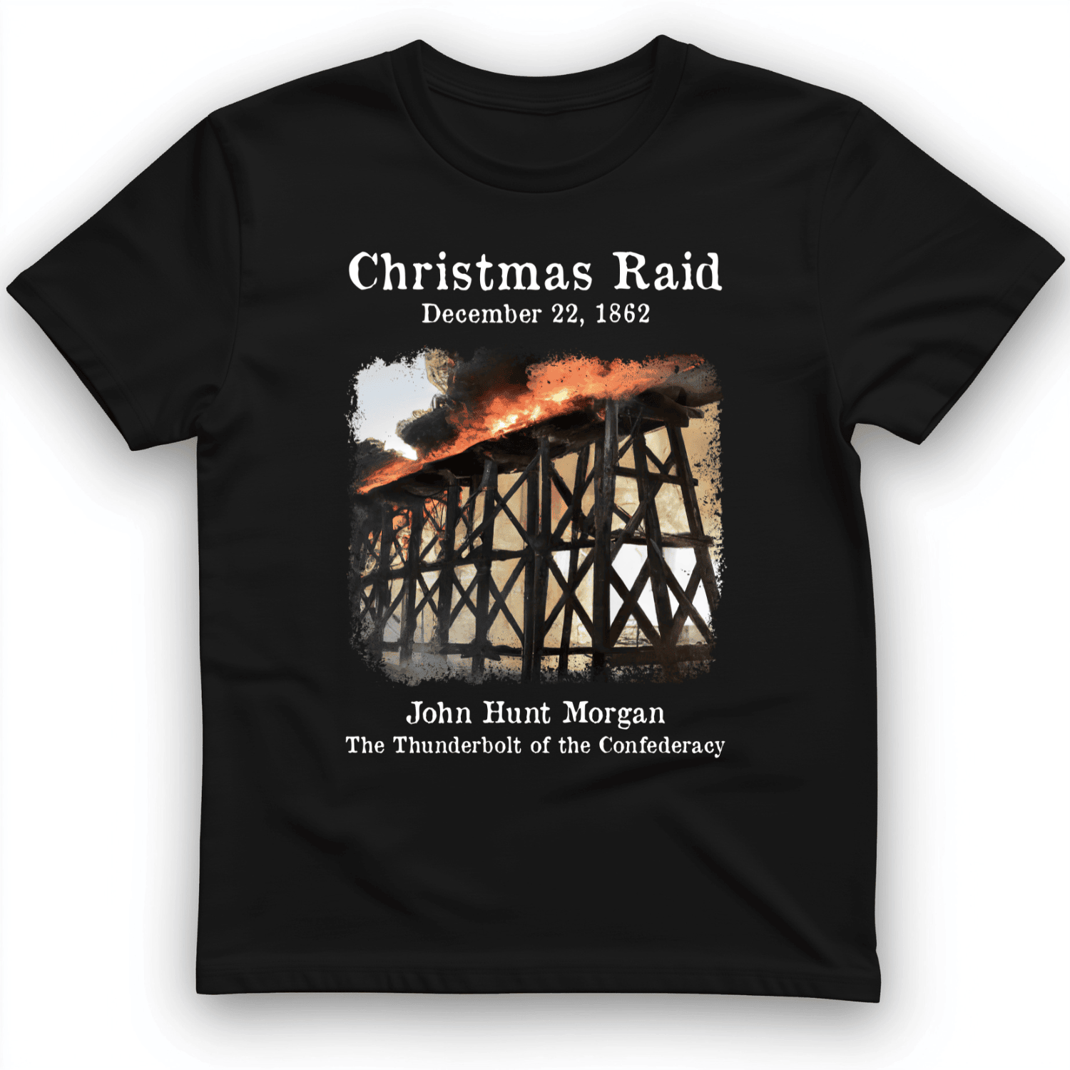 Morgan Christmas Raid T-Shirt Trendy Clothes John Hunt Morgan Gift Ideas