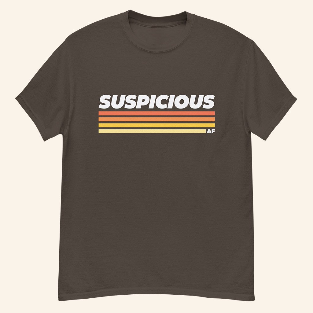 Morgan Jay Merch Suspicious AF T-Shirt Best Gifts For Music Lovers Morgan Jay Merch Suspicious AF T-Shirt Best Gifts For Music Lovers