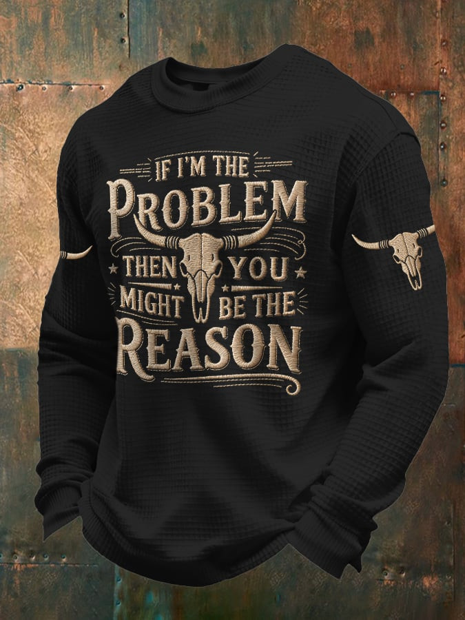 Morgan Wallen 2026 Tour Merch If I'm The Problem Long Sleeve Shirt Gifts For Him