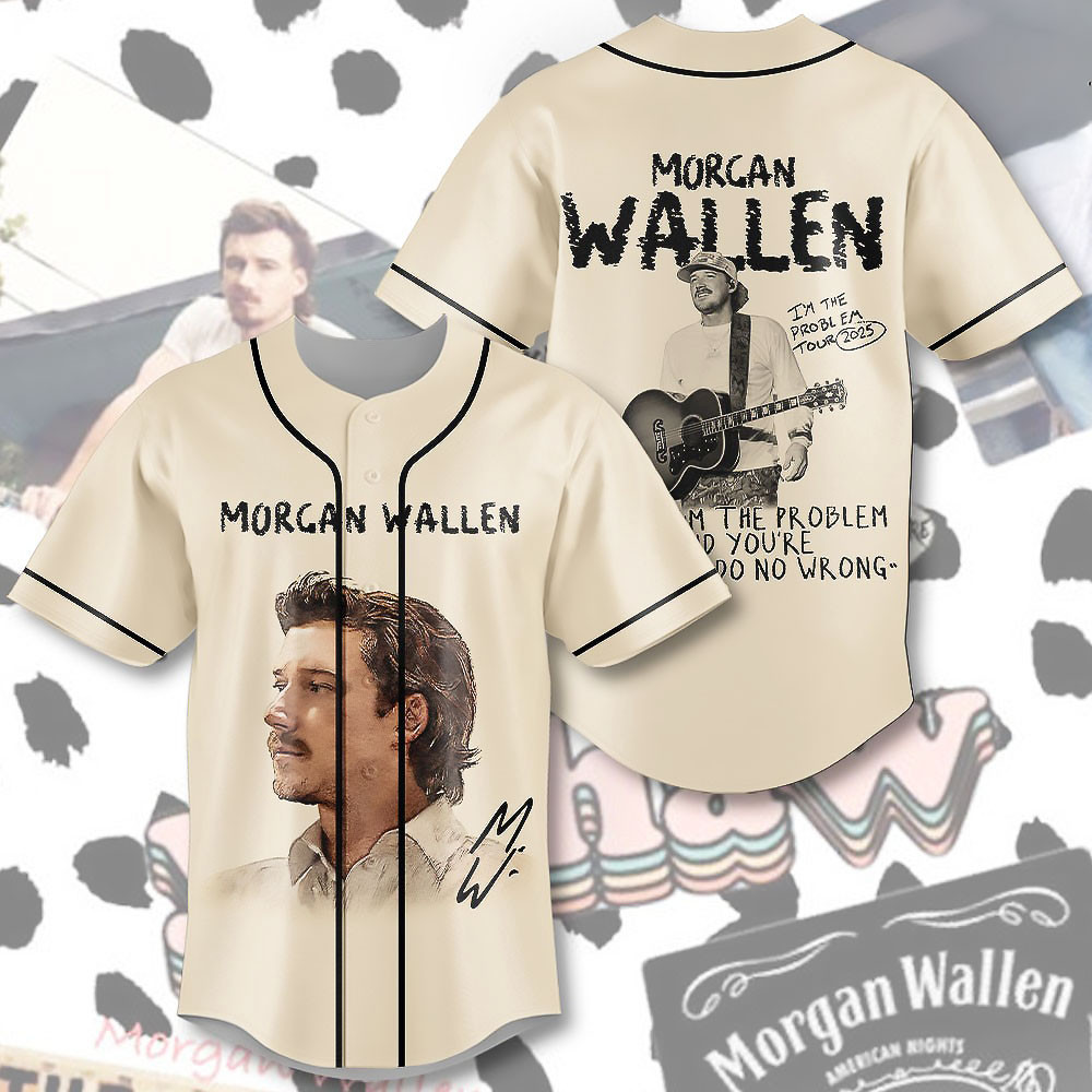Morgan Wallen Baseball Jersey Presents For Music Lovers