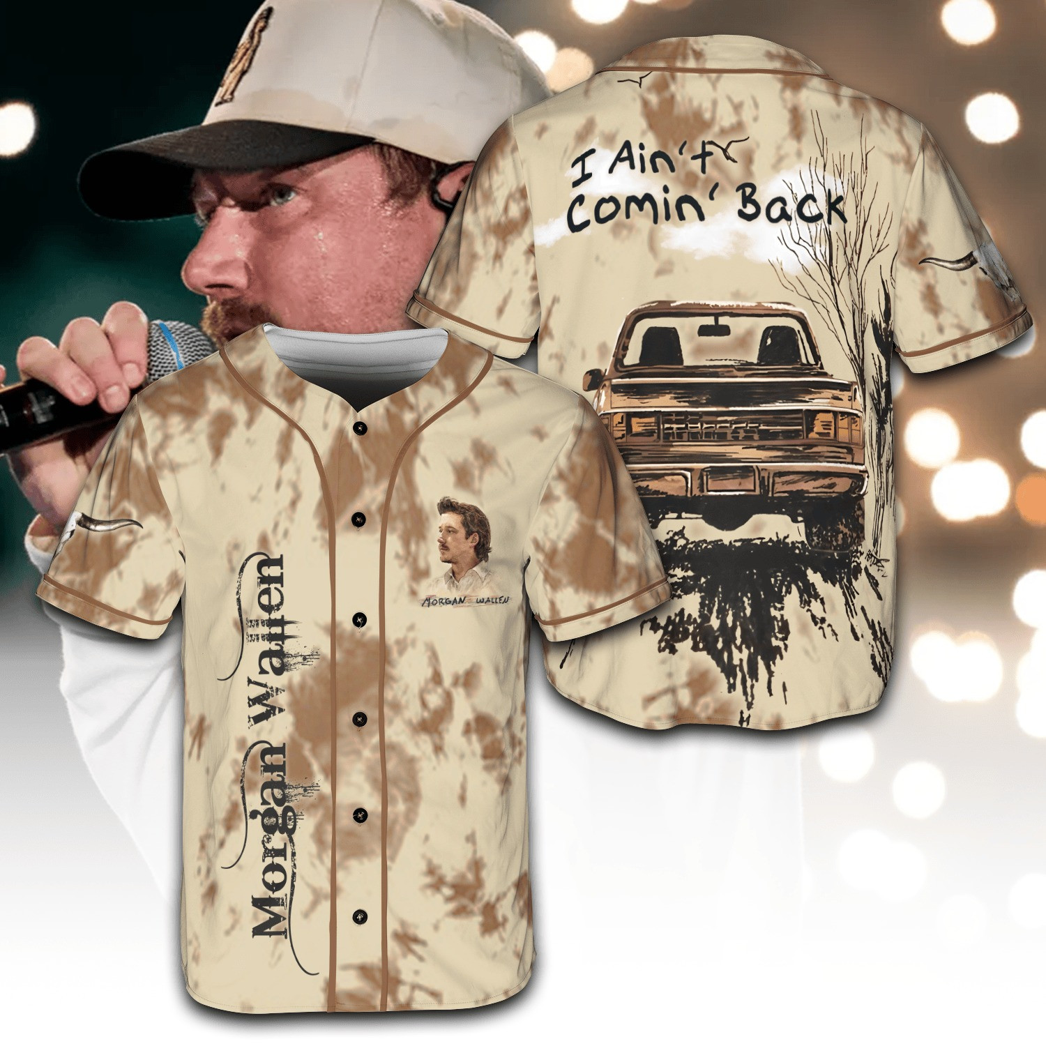 Morgan Wallen I Ain't Coming Back Vintage Jersey Best Gift For Country Music Fans Morgan Wallen Tour Merch 2025