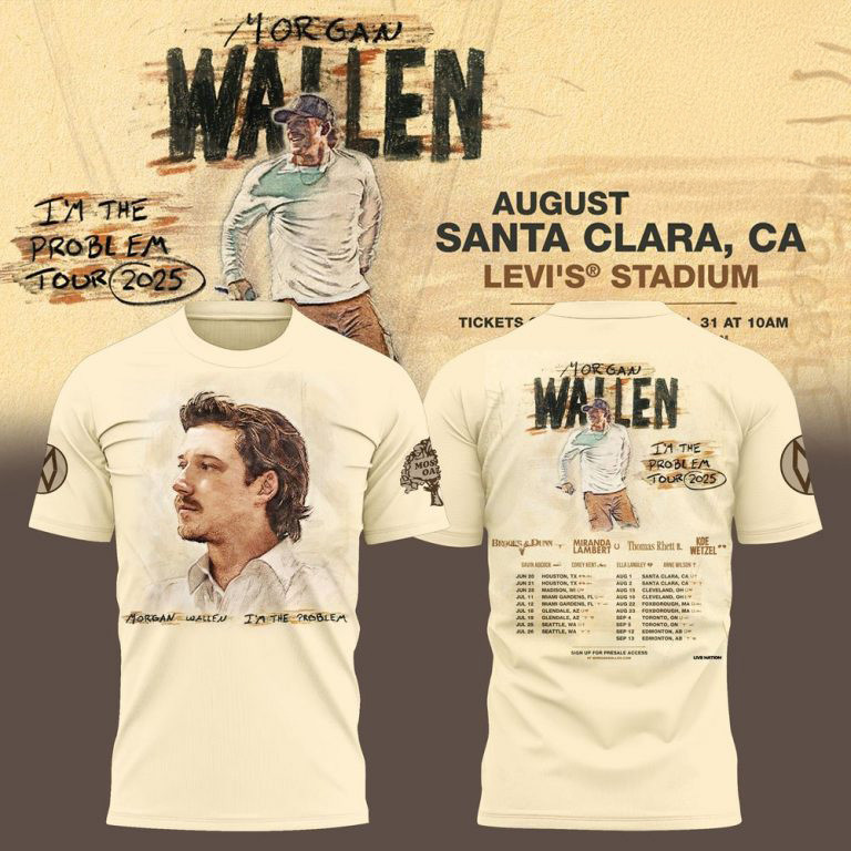 Morgan Wallen I'm The Problem Tour 2025 Limited Shirt Music Lover Gift Ideas For Him