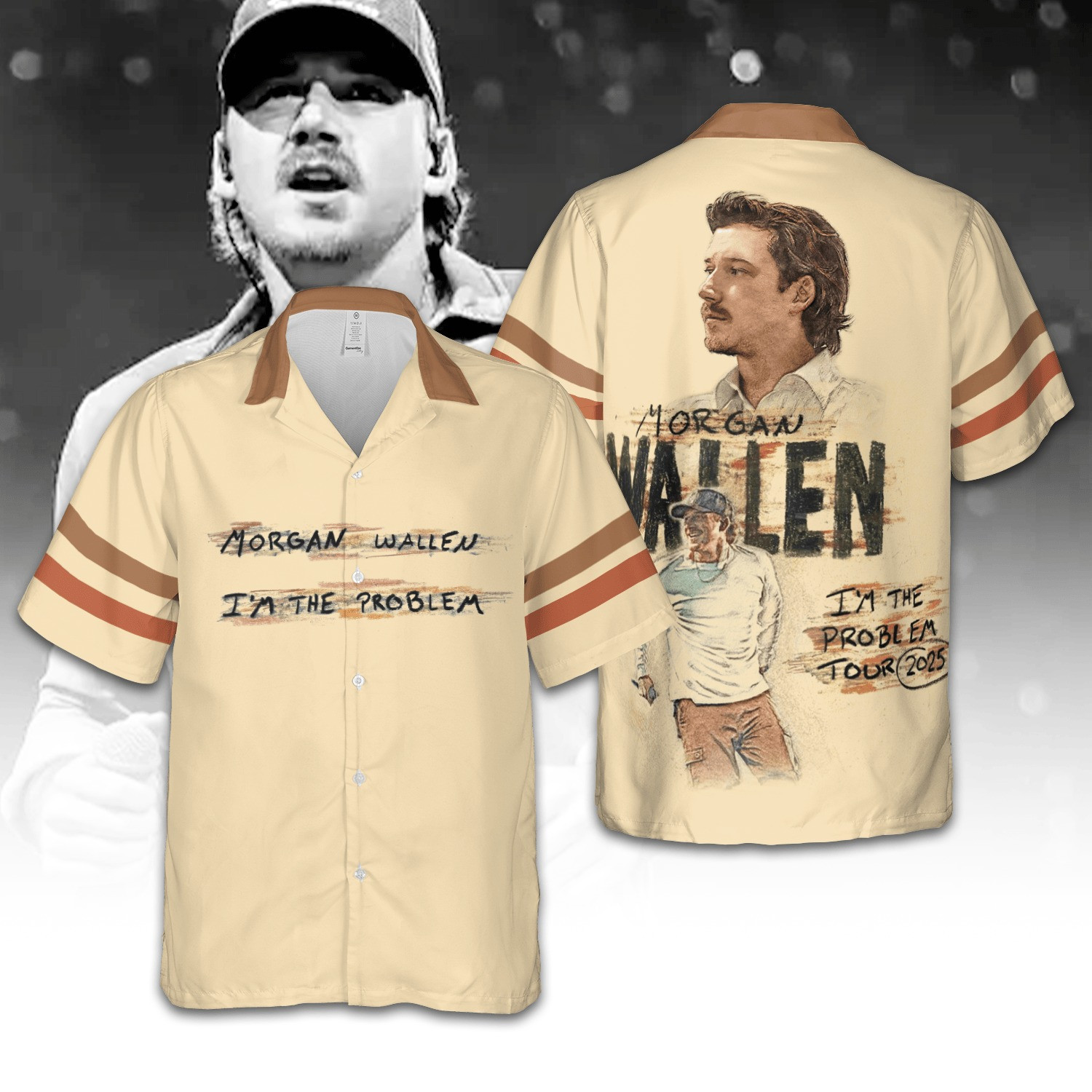 Morgan Wallen I'm The Problem Tour Hawaiian Shirt Perfect Gift For Country Music Lovers