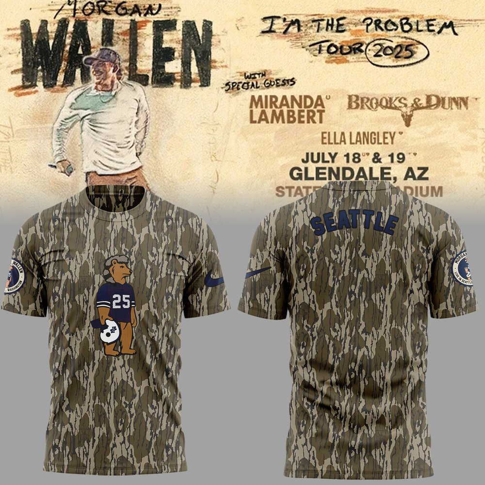 Morgan Wallen Live in Seattle Concert T-Shirt Morgan Wallen Merch Best Gift For Fans