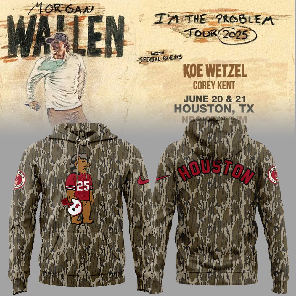 Morgan Wallen Live in Texans Concert Hoodie Morgan Wallen Merch Unique Gift For Fans