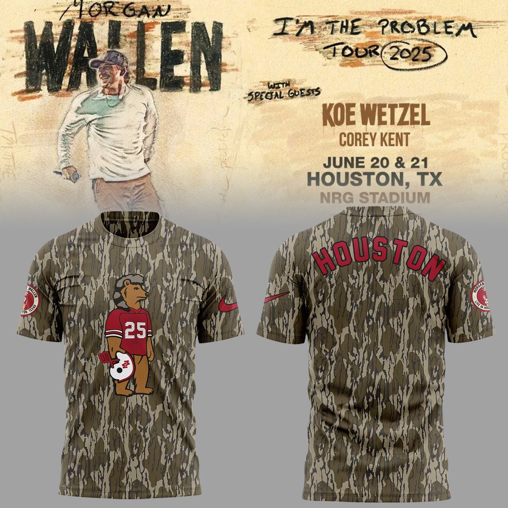 Morgan Wallen Live in Texans Concert T-Shirt Morgan Wallen Merch Best Present For Fans