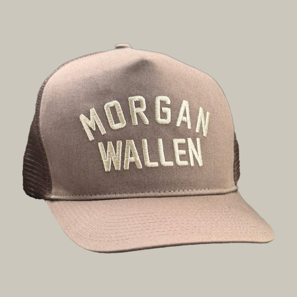 Morgan Wallen Logo Graphic Trucker Hat Country Music Morgan Wallen Trucker Cap Best Fan Gift
