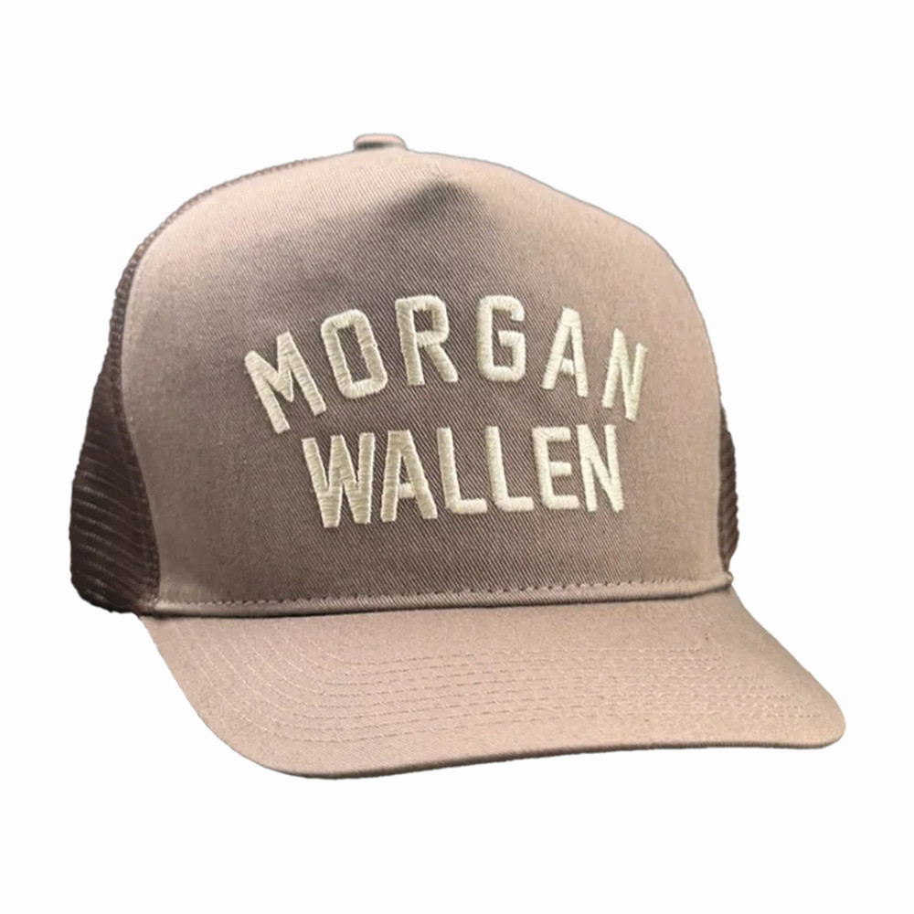 Morgan Wallen Logo Graphic Trucker Hat Morgan Wallen Merch Unique Gift For Music Buffs