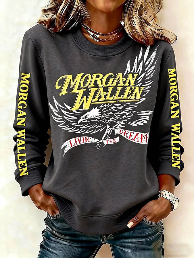 Morgan Wallen Merch Country Music Lovers Sweatshirt Music Apparel Unique Gift Ideas