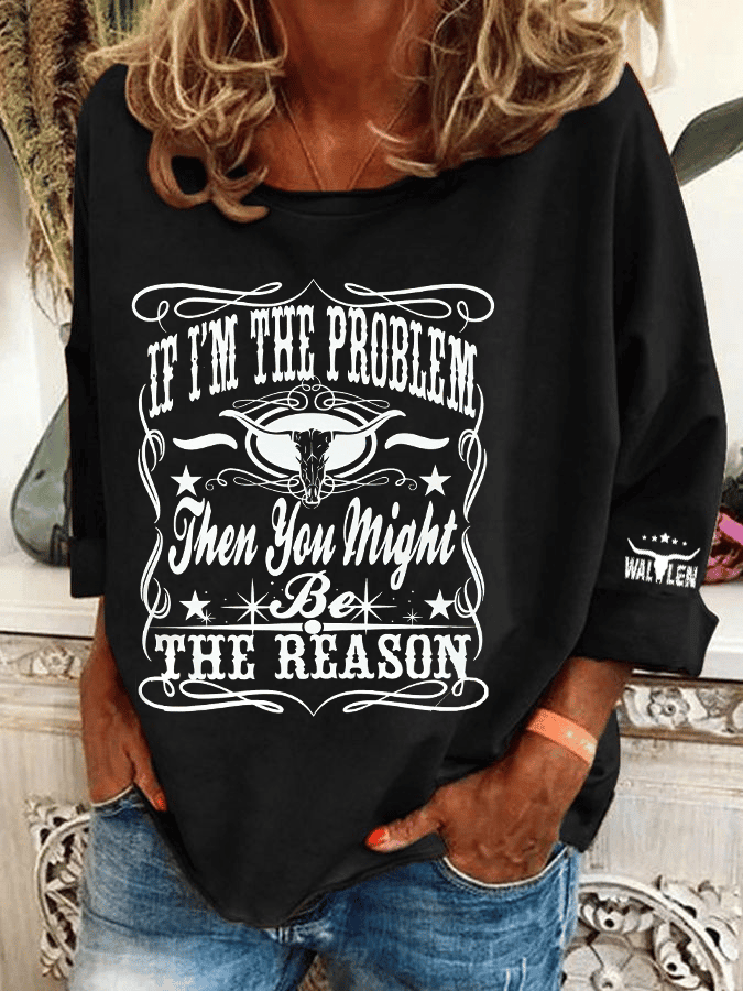 Morgan Wallen Merch Country Music Morgan Sweatshirt If I'm The Problem Sweatshirt Gifts
