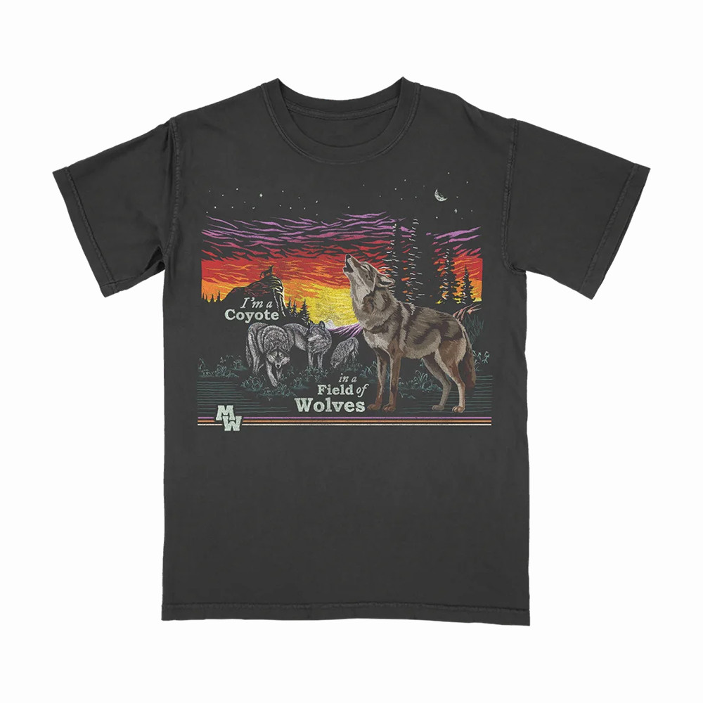 Morgan Wallen Merch Coyote In A Field Of Wolves T-Shirt Birthday Gift For Morgan Wallen Lovers