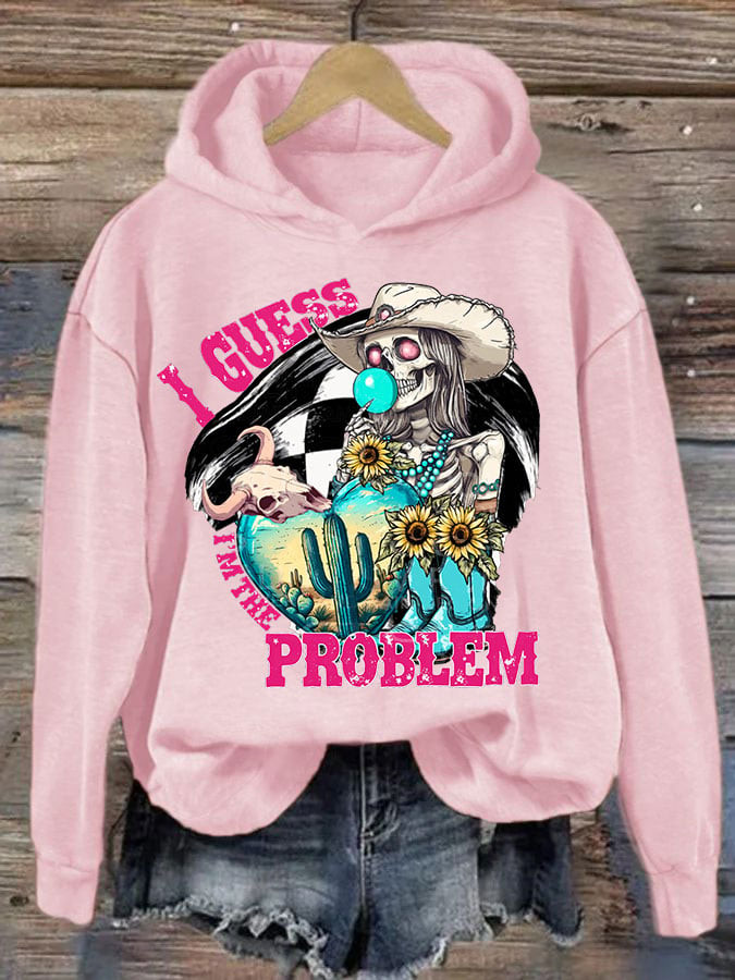 Morgan Wallen Merch Guess I'm The Problem Hooded Sweatshirt Music Lover Present Ideas