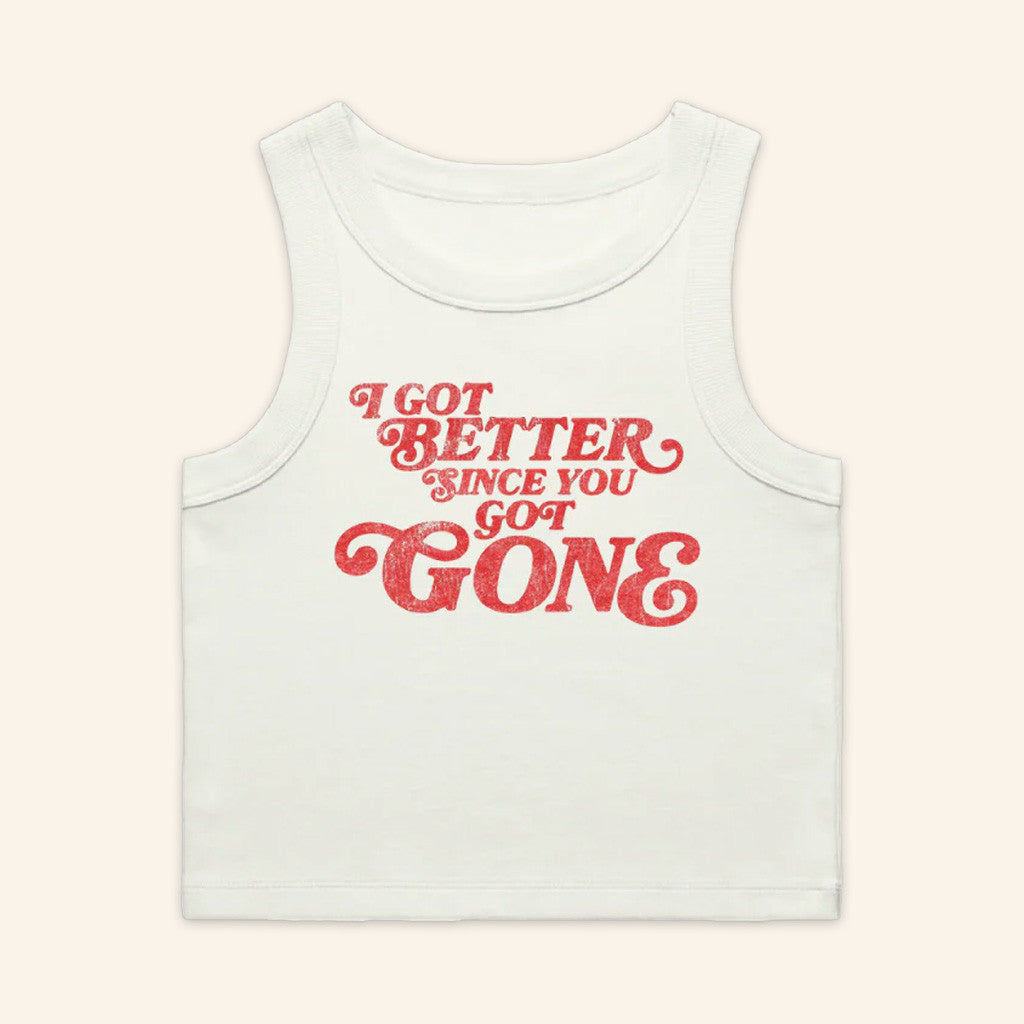 Morgan Wallen Merch I Got Better Since You Got Gone Tank Gifts For Her Morgan Wallen Merch I Got Better Since You Got Gone Tank Gifts For Her