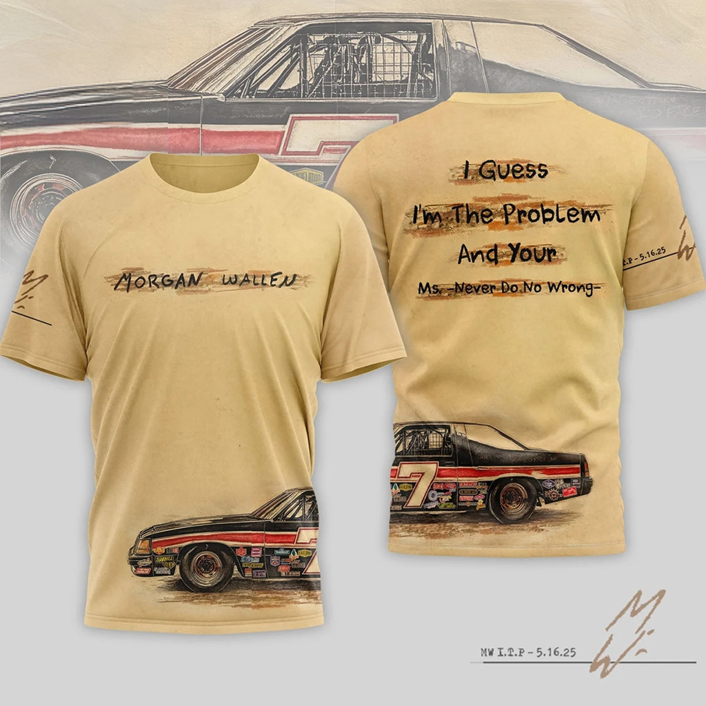 Morgan Wallen Merch I Guess I'm The Problem Racing Shirt Gifts For Music Lovers Morgan Wallen Merch I Guess I'm The Problem Racing Shirt Gifts For Music Lovers