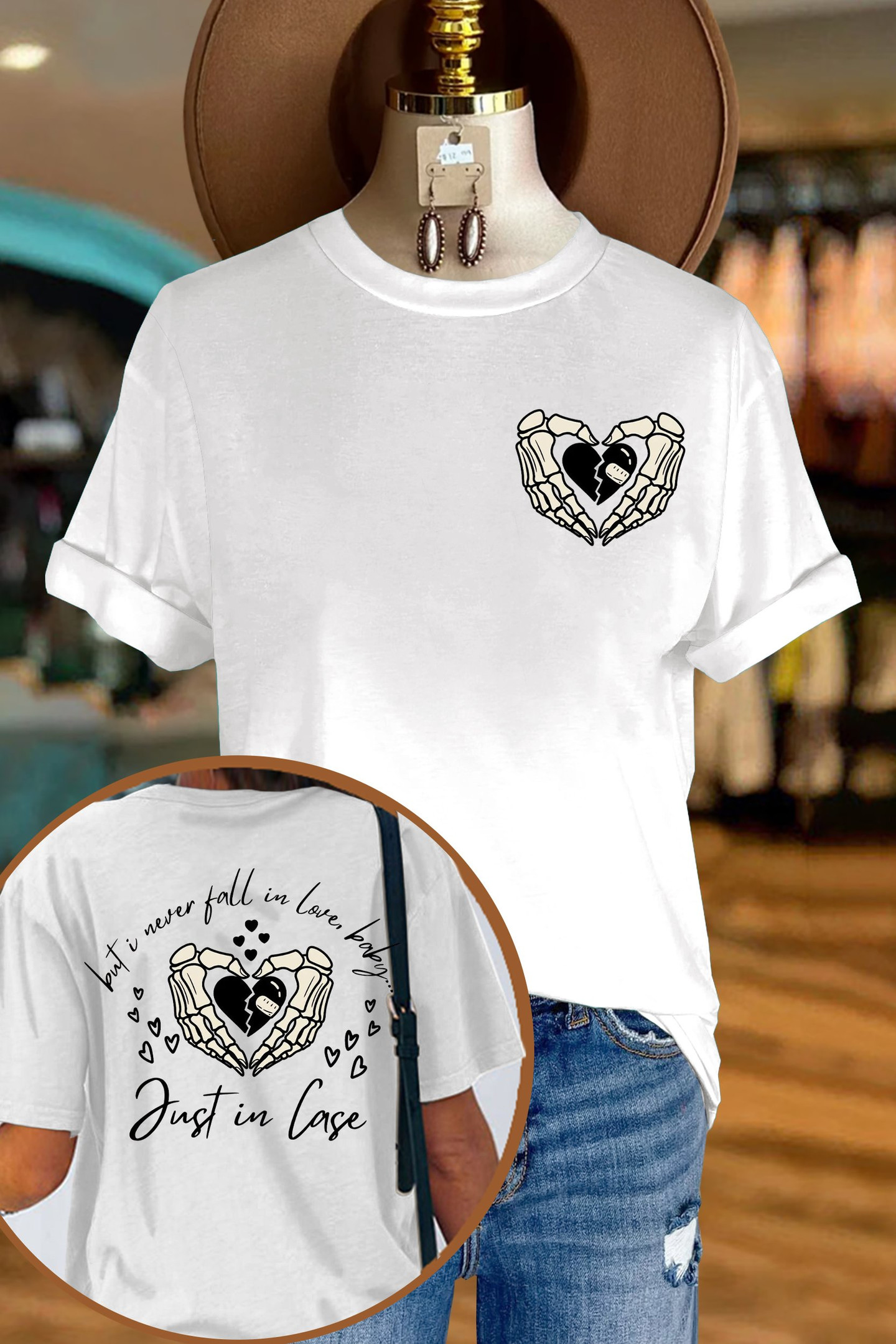 Morgan Wallen Merch I Never Fall In Love Baby Just In Case T-Shirt Music Album Tee Gifts For Her