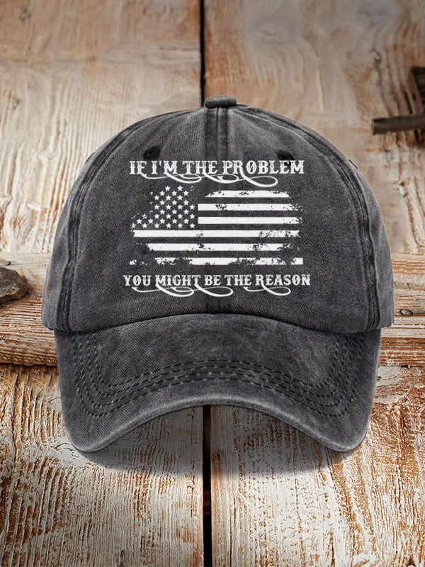 Morgan Wallen Merch If I'm The Problem Hat American Flag Cap Gifts For Concert Lover