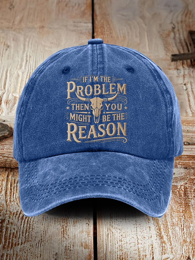 Morgan Wallen Merch If I'm The Problem Hat Music Baseball Cap Gifts For Him