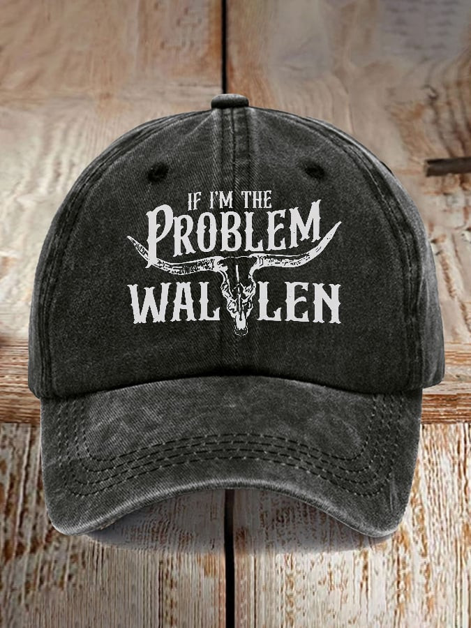 Morgan Wallen Merch If I'm The Problem Hat Trendy Cap Cool Gifts For Enthusiasts