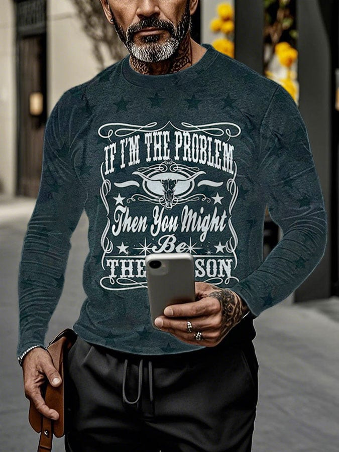 Morgan Wallen Merch If I'm The Problem Long Sleeve Shirt Morgan Wallen Merch
