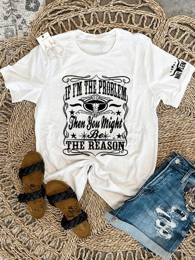 Morgan Wallen Merch If I'm The Problem Music T-Shirt Gift Ideas For Enthusiasts
