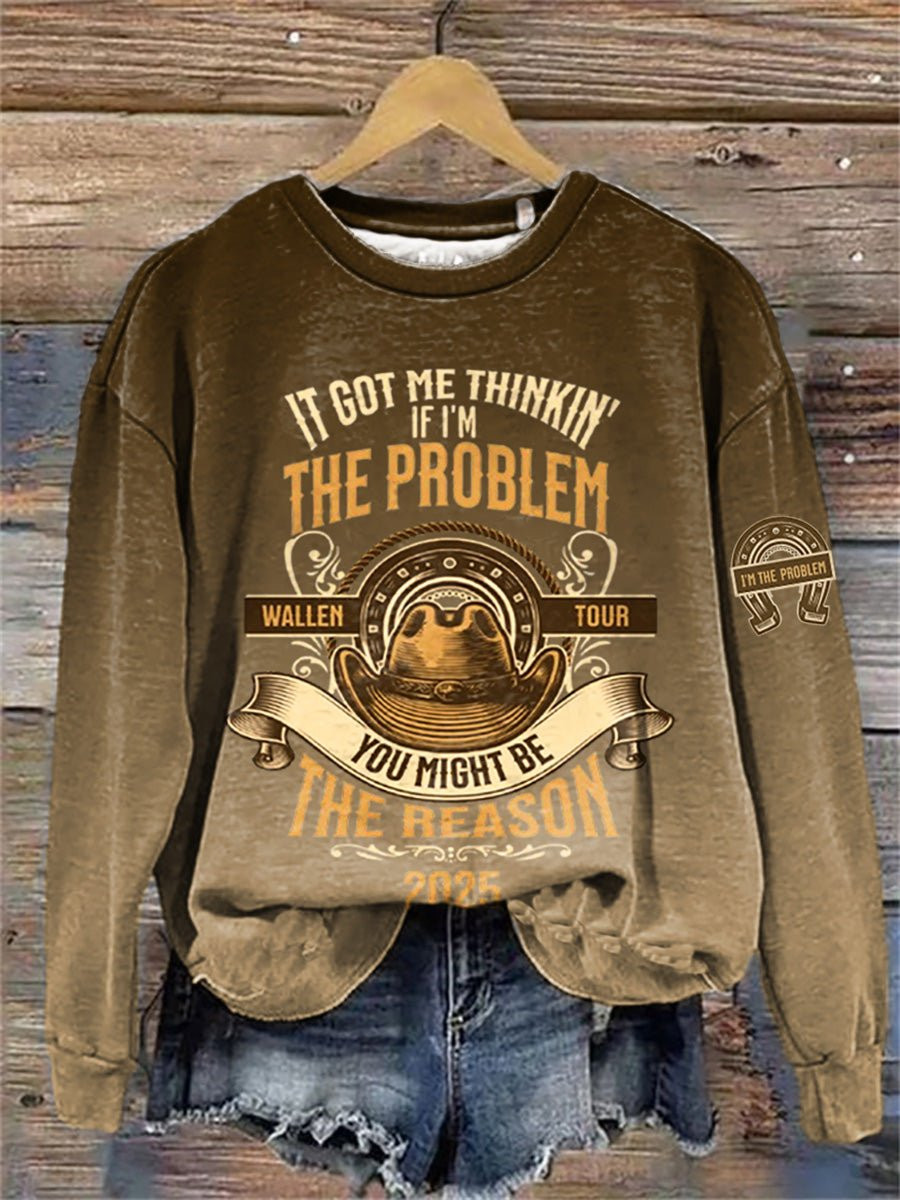 Morgan Wallen Merch If I'm The Problem Sweatshirt Music Concert Clothing Fan Gift Ideas