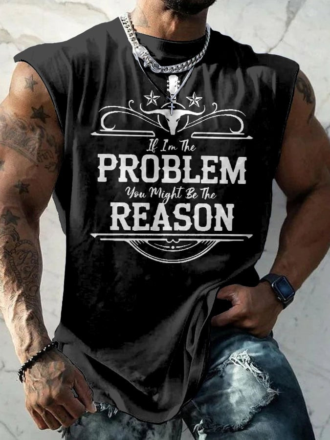 Morgan Wallen Merch If I'm The Problem Tank Top Morgan Wallen Clothing Line Gift Ideas