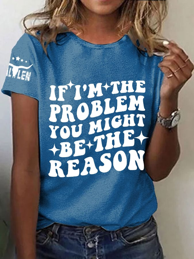 Morgan Wallen Merch If I'm The Problem Tee Shirt Cool Gifts For Morgan Wallen Lovers