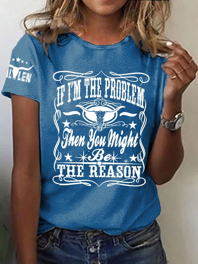 Morgan Wallen Merch If I'm The Problem Tee Shirt Country Music Shirt Morgan Wallen Gifts