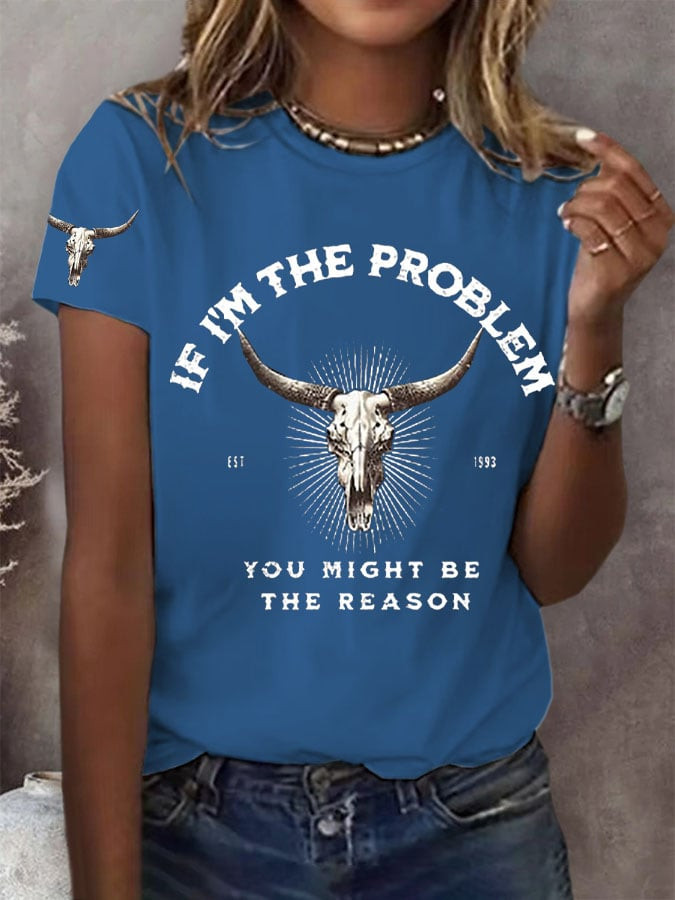 Morgan Wallen Merch If I'm The Problem Tee Shirt Unique Music Presents