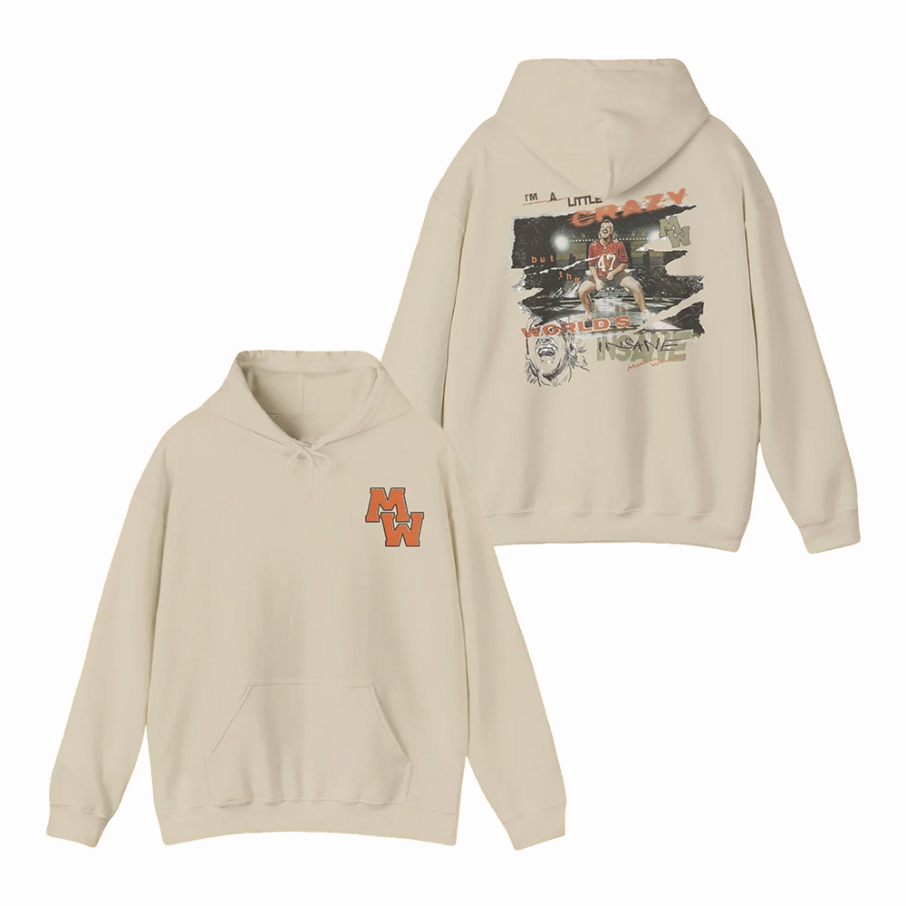 Morgan Wallen Merch I'm A Little Crazy Hoodie Best Music Concert Outfits Gift For Fans