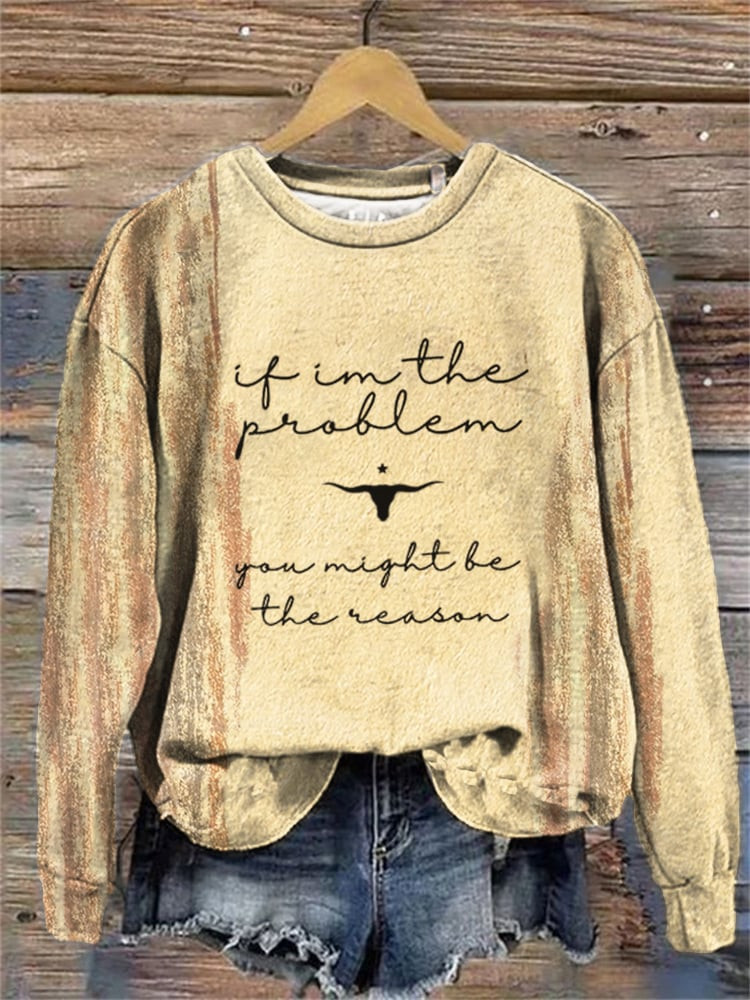 Morgan Wallen Merch I'm The Problem Sweatshirt Concert Music Clothing Gifts For Women