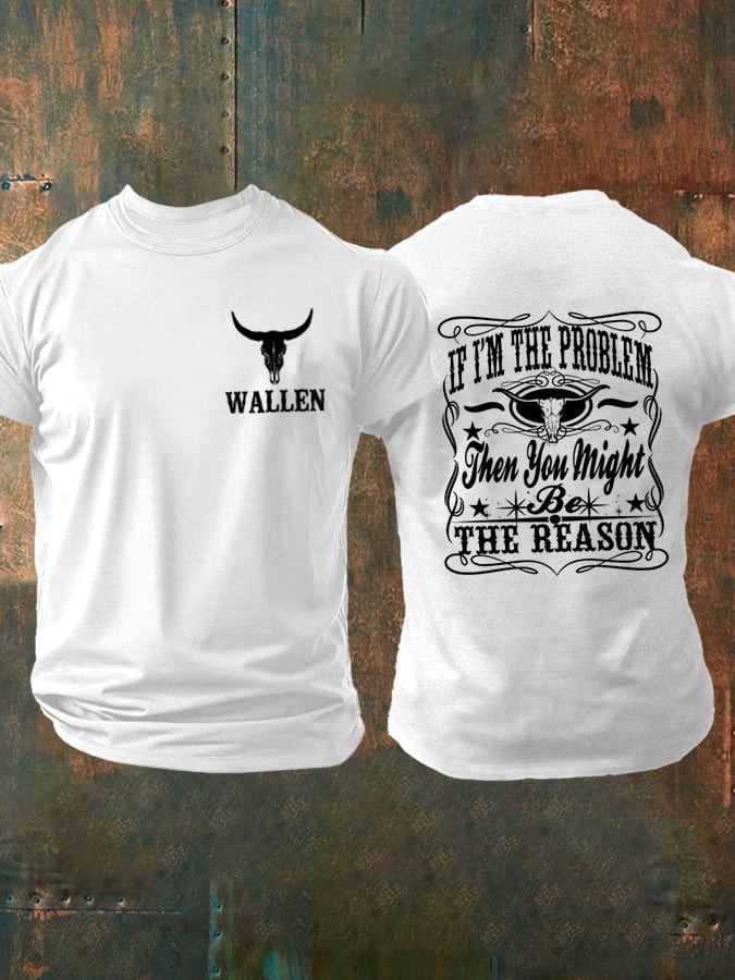 Morgan Wallen Merch I'm The Problem T-Shirt Music Themed Gift Ideas