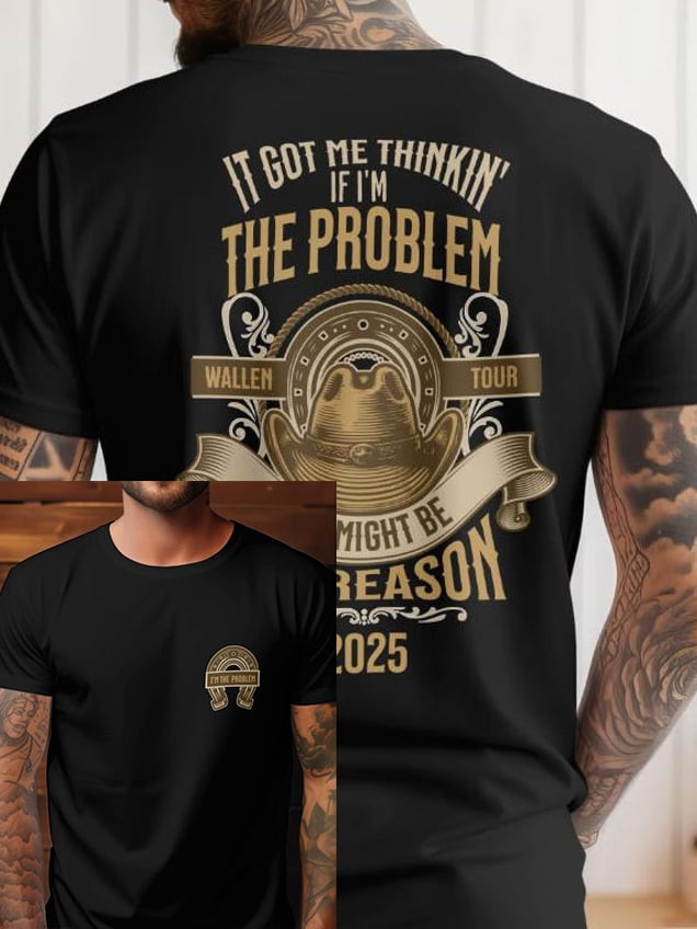 Morgan Wallen Merch I'm The Problem Tee Shirt World Tour Shirt Unique Gift Ideas