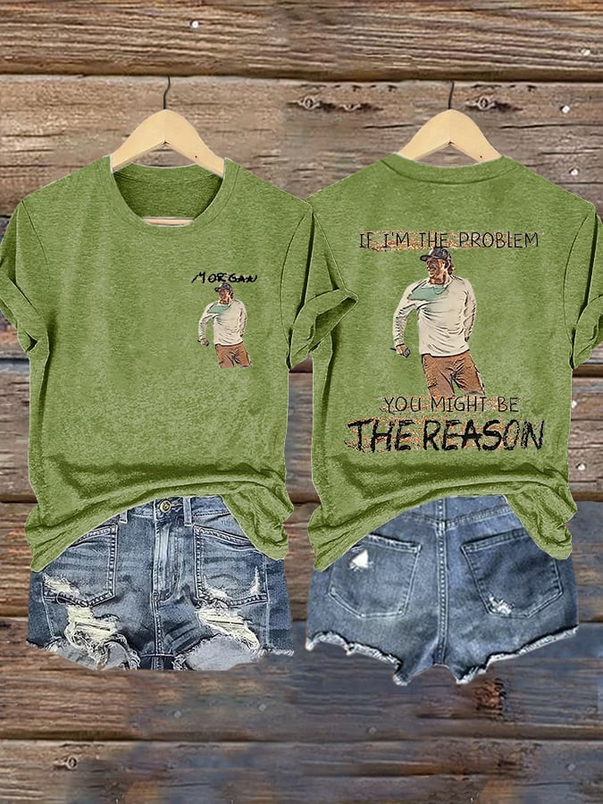 Morgan Wallen Merch I'm The Problem V-Neck Shirt Best Gifts For Morgan Wallen Lovers